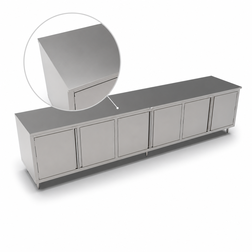 Flat Stainless Steel Top