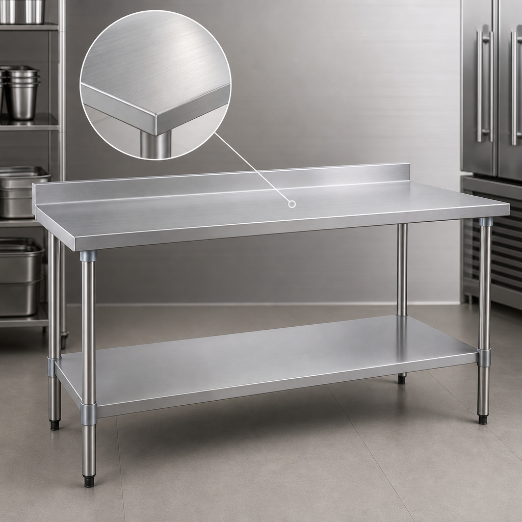16-Gauge 300 Series Stainless Steel Top