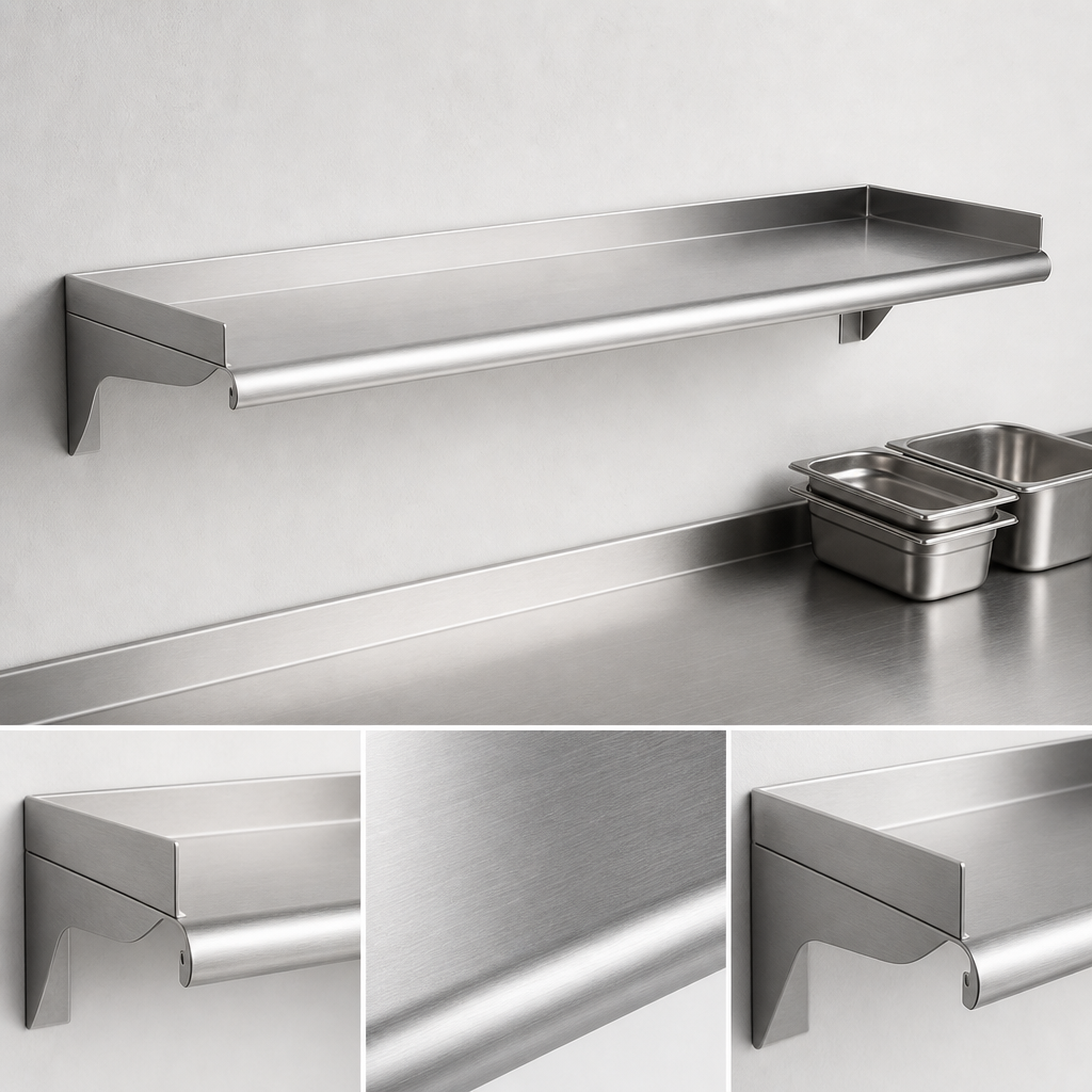 16-Gauge Type 430 Stainless Steel Construction