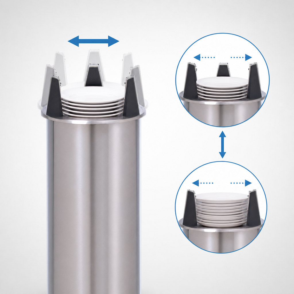 Field-Adjustable Plate Range