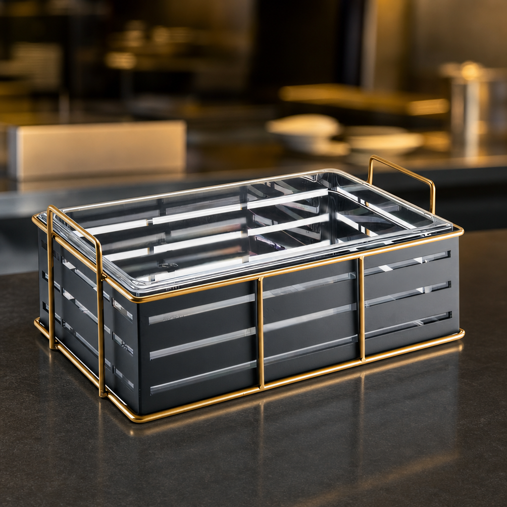 Clear Polycarbonate Pan Included