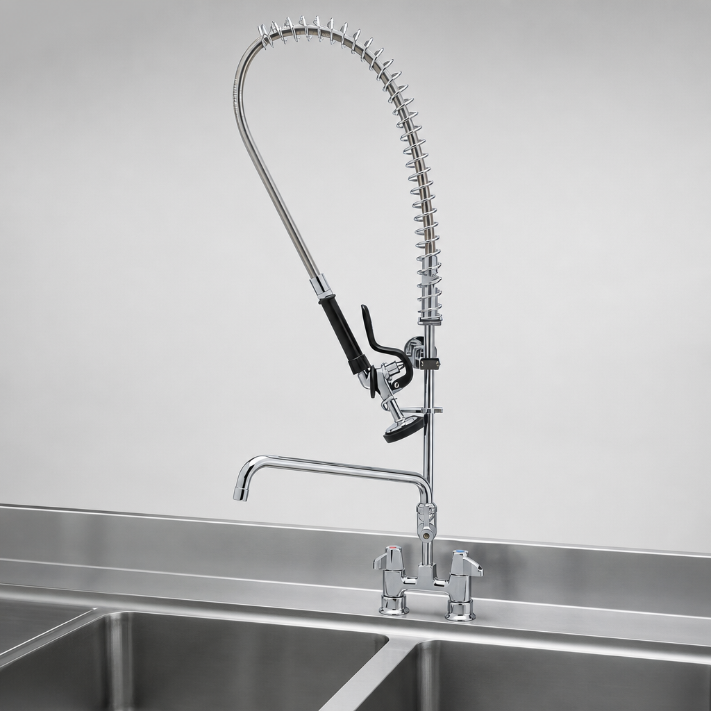 Deck-Mount Pre-Rinse Faucet