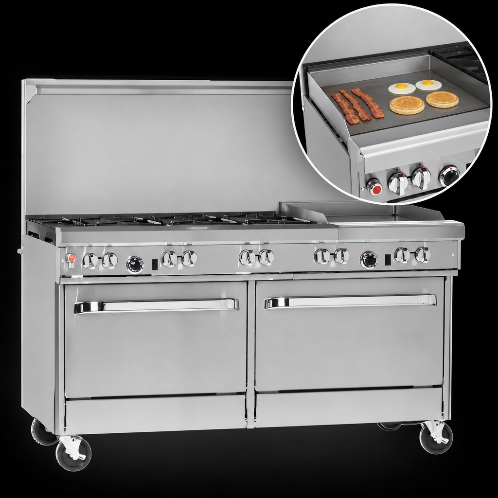 24-Inch Raised Griddle/Broiler