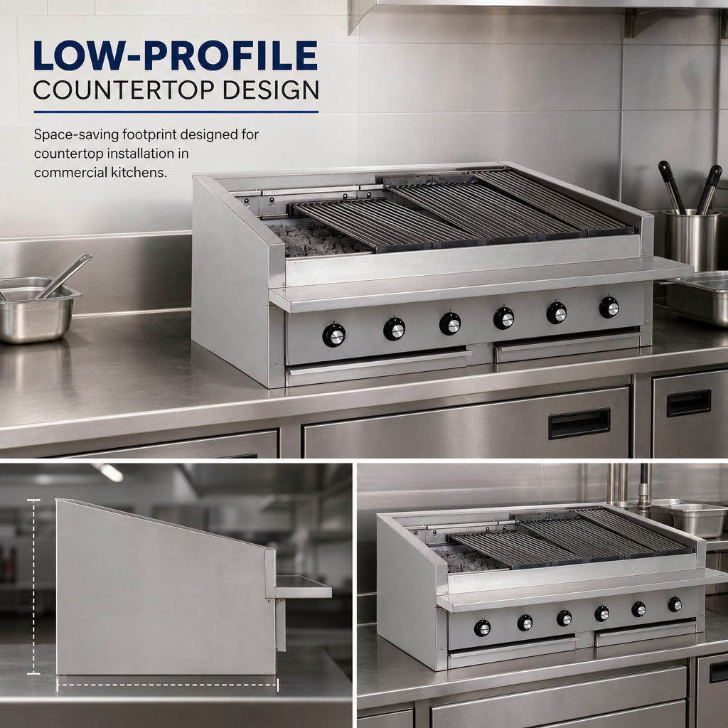 Low-Profile Countertop Design