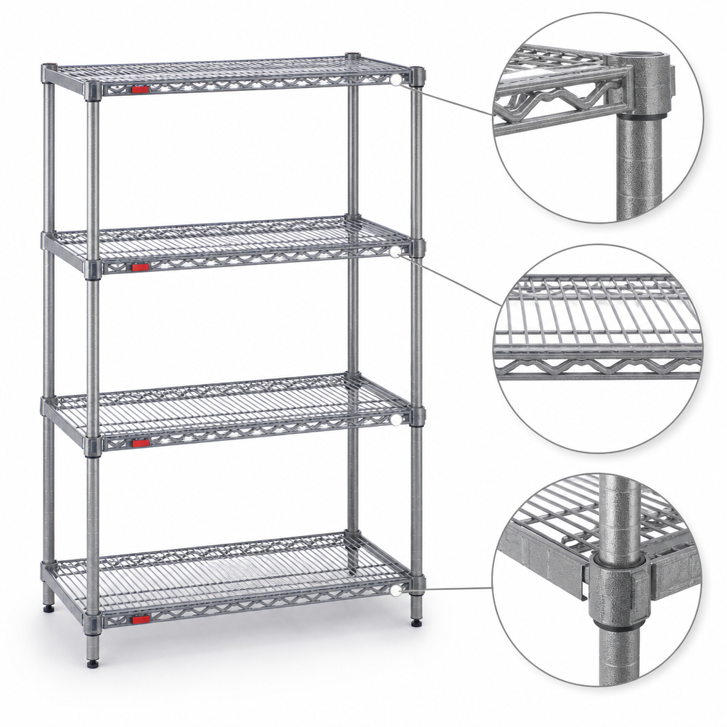 Patented QuadTruss Shelves