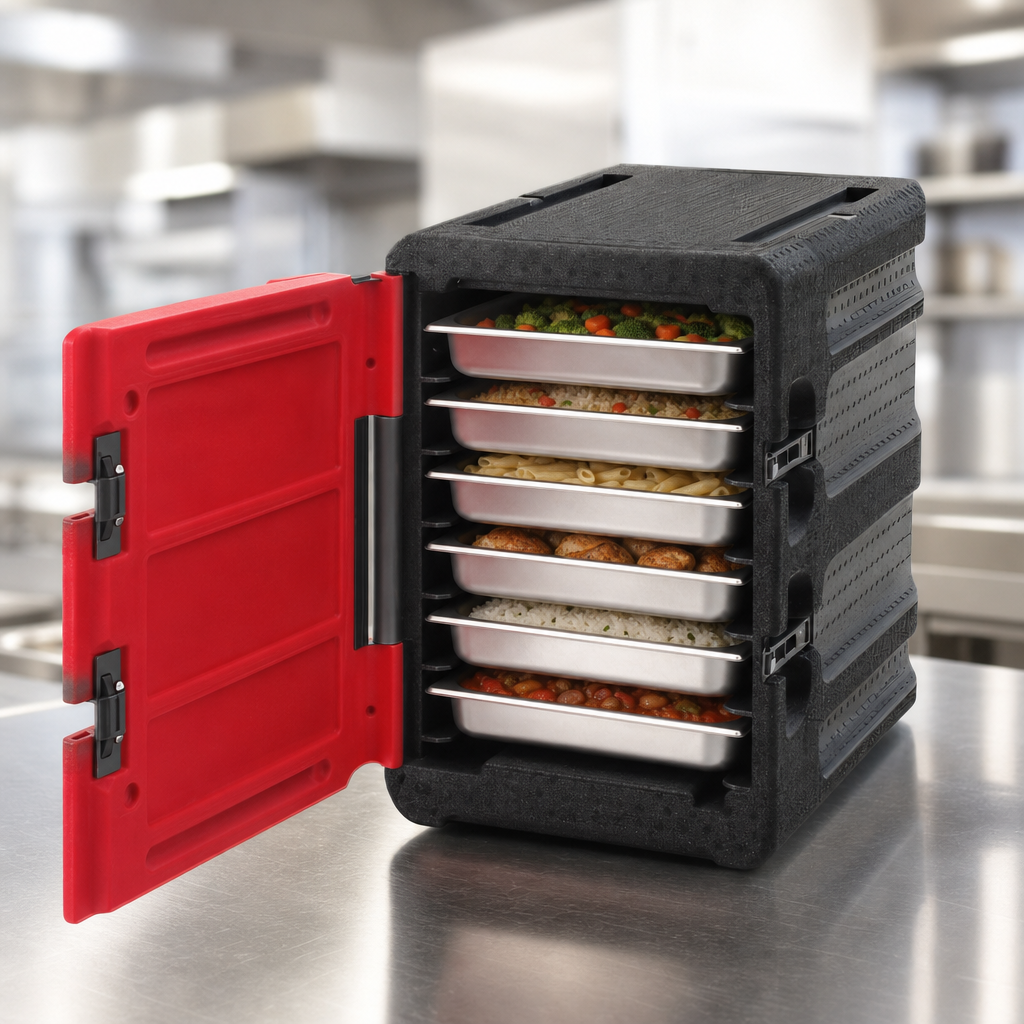 6-Pan Front-Load Capacity