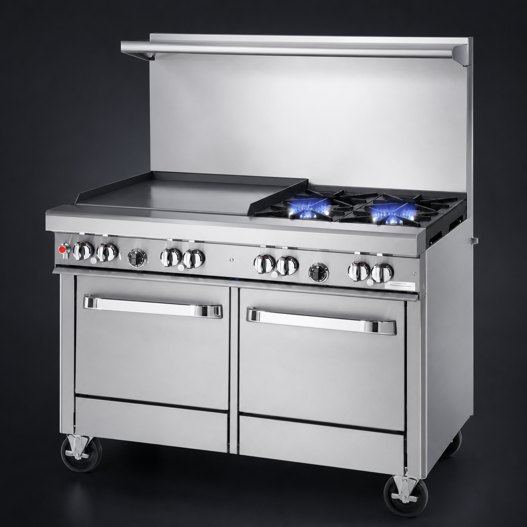 Two Non-Clog Open Burners