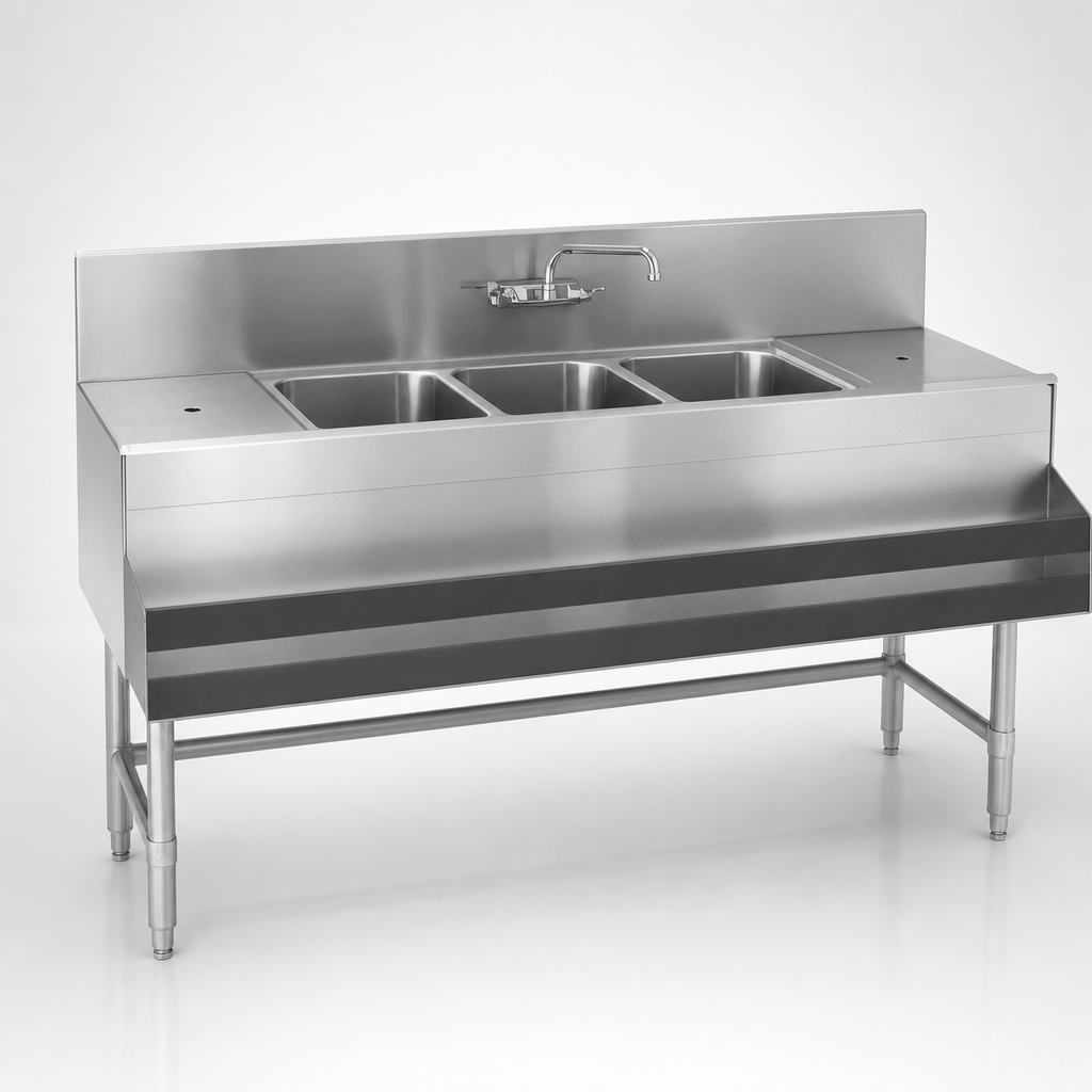 Three Compartment Sink Bowls