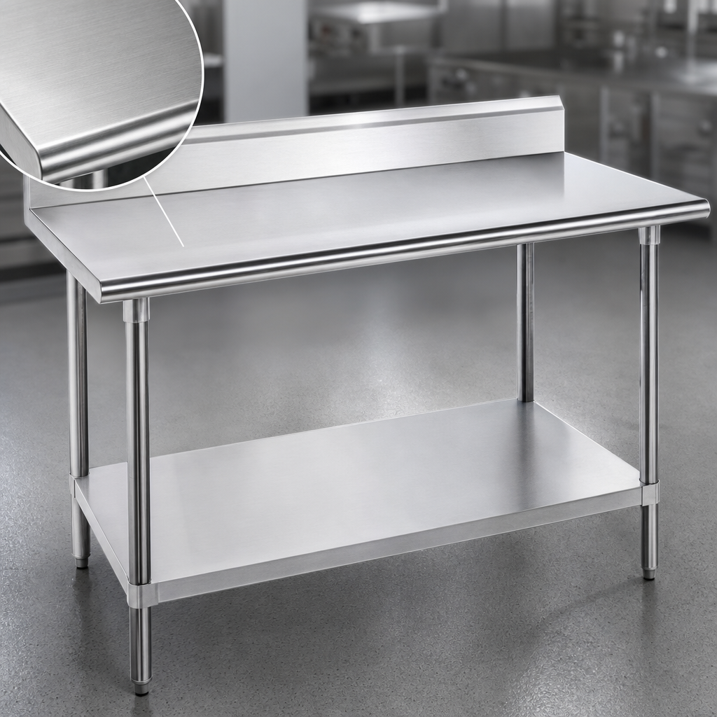 16 Gauge 304 Stainless Steel Top