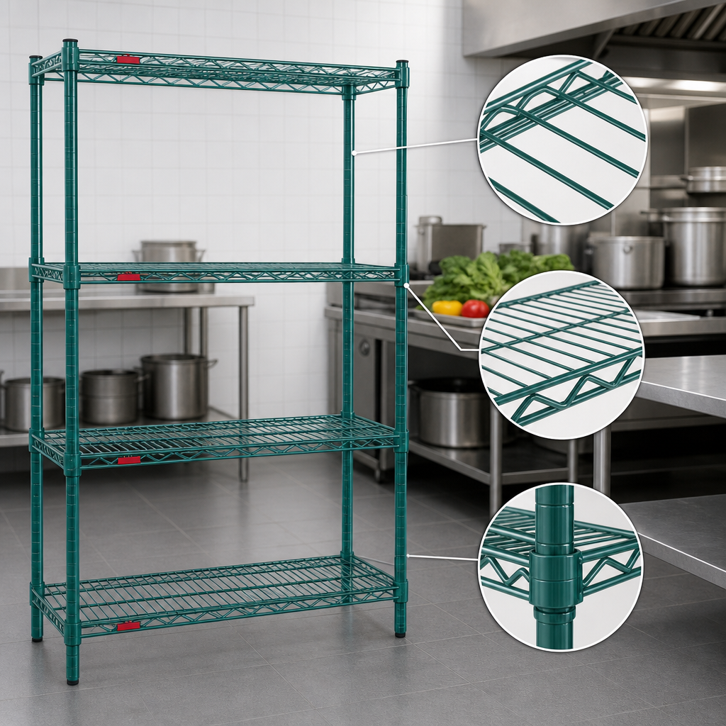 QuadTruss® Wire Shelf Design