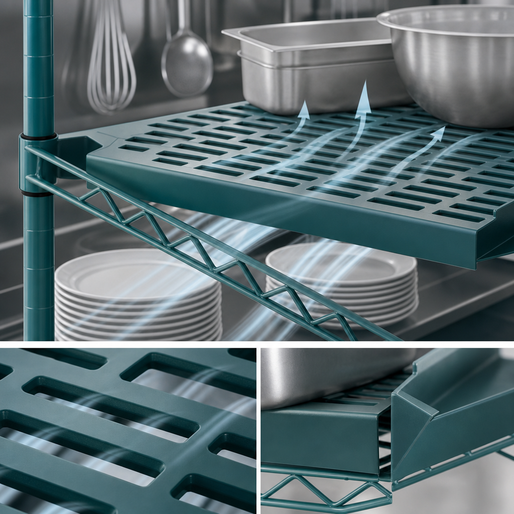 Louvered Shelf Design