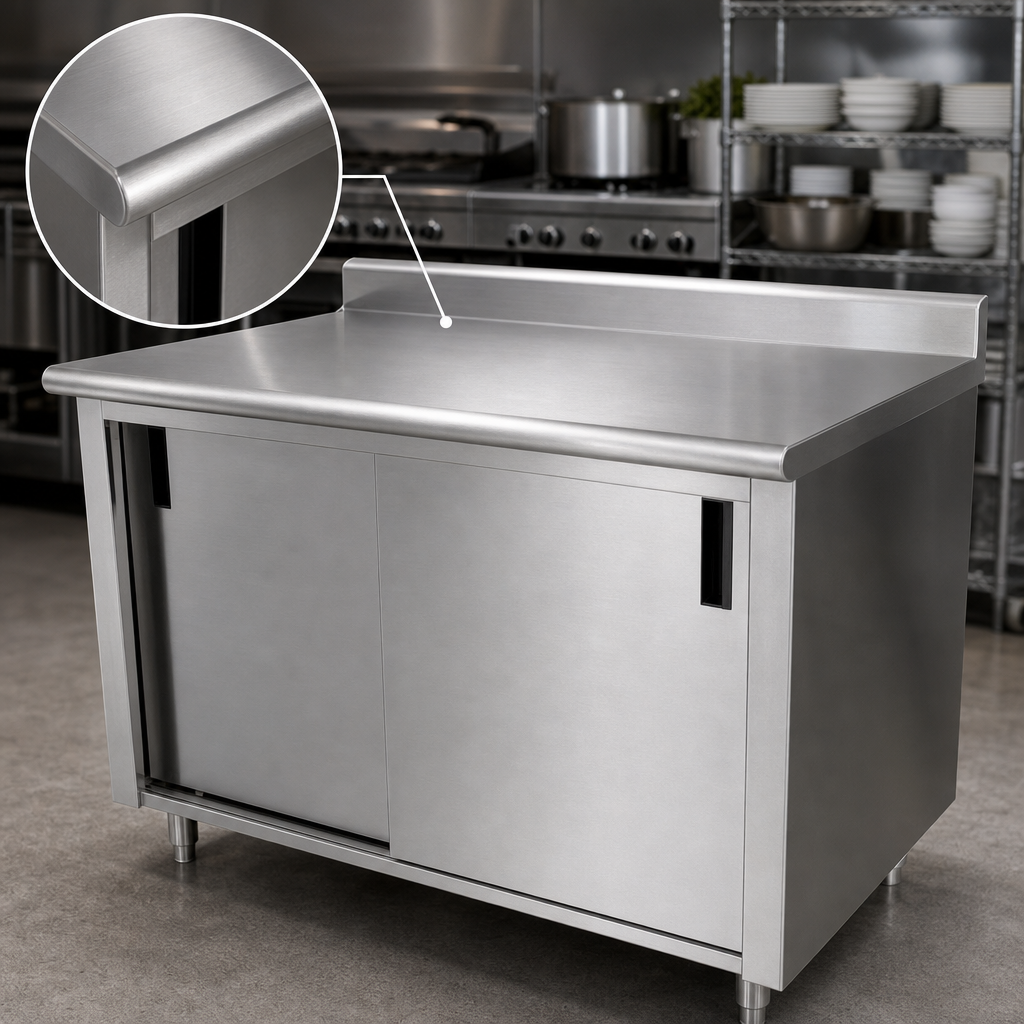 14-Gauge 304 Stainless Steel Top