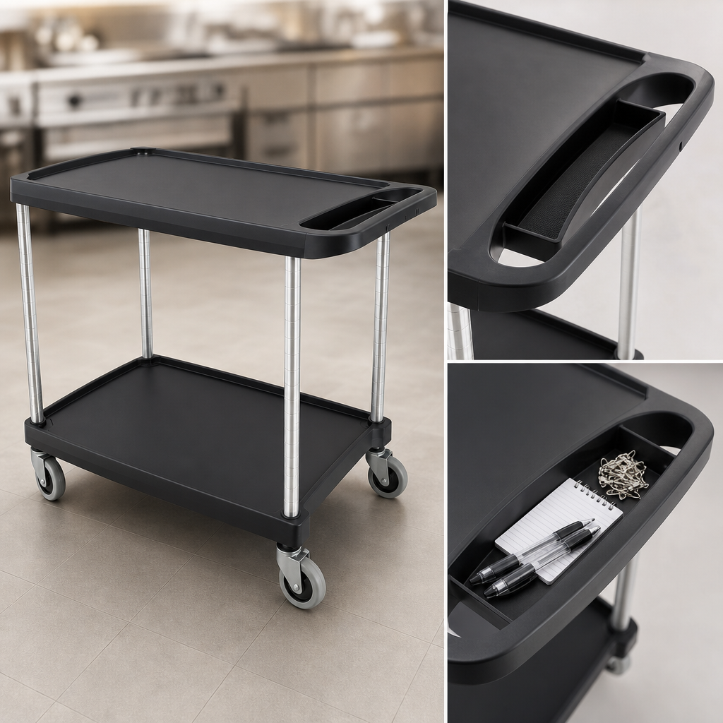 Ergonomic Handle and Utility Tray
