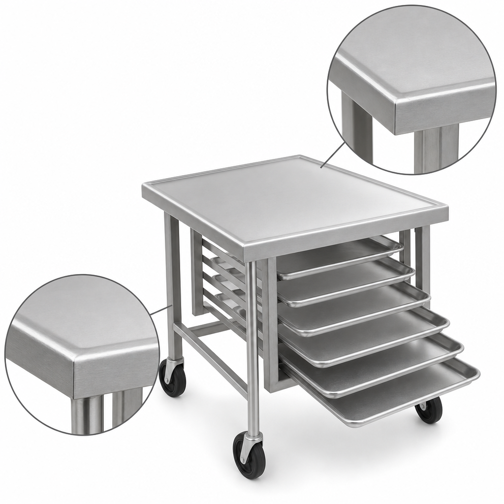 14-Gauge 304 Stainless Steel Top