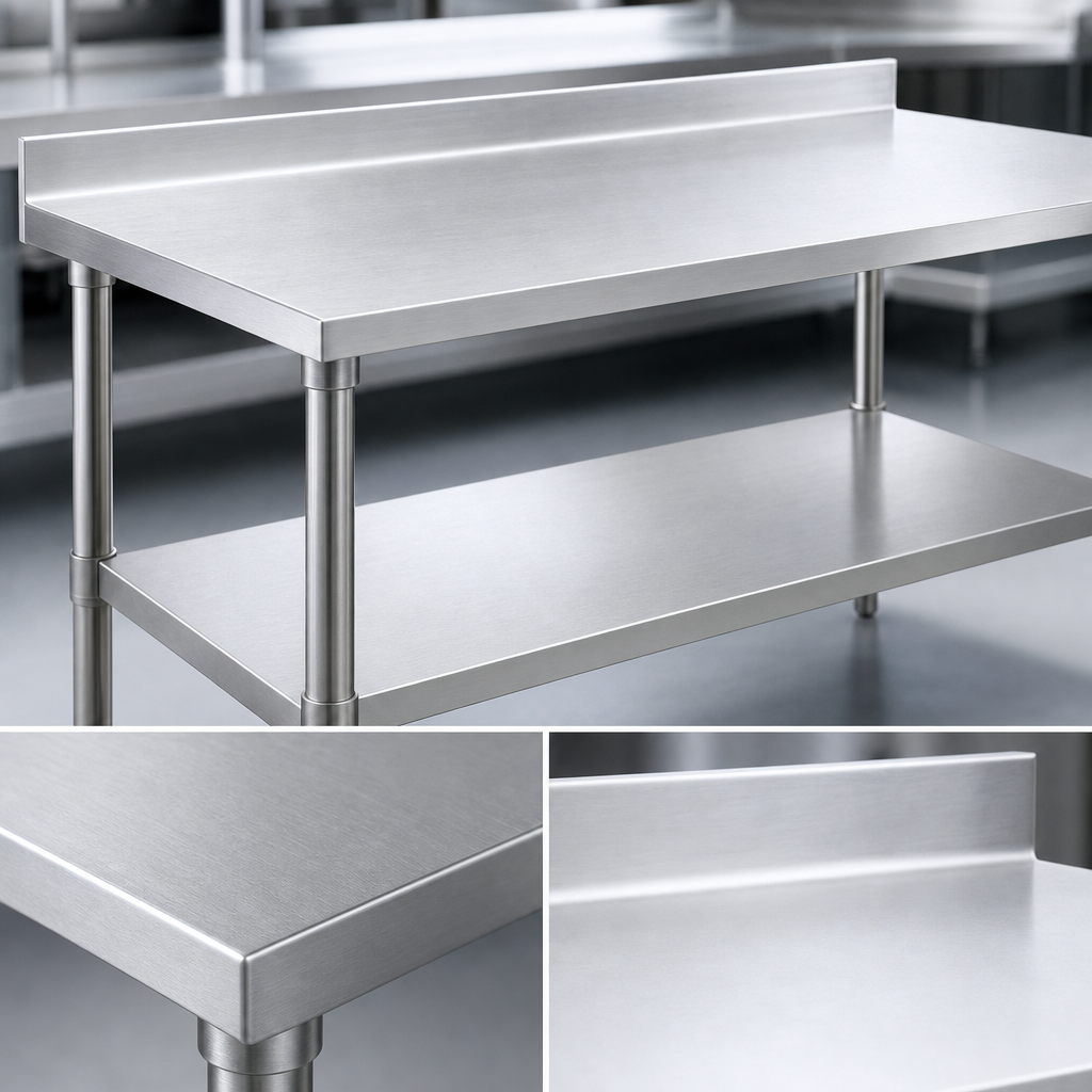 16-Gauge 300 Series Stainless Steel Top