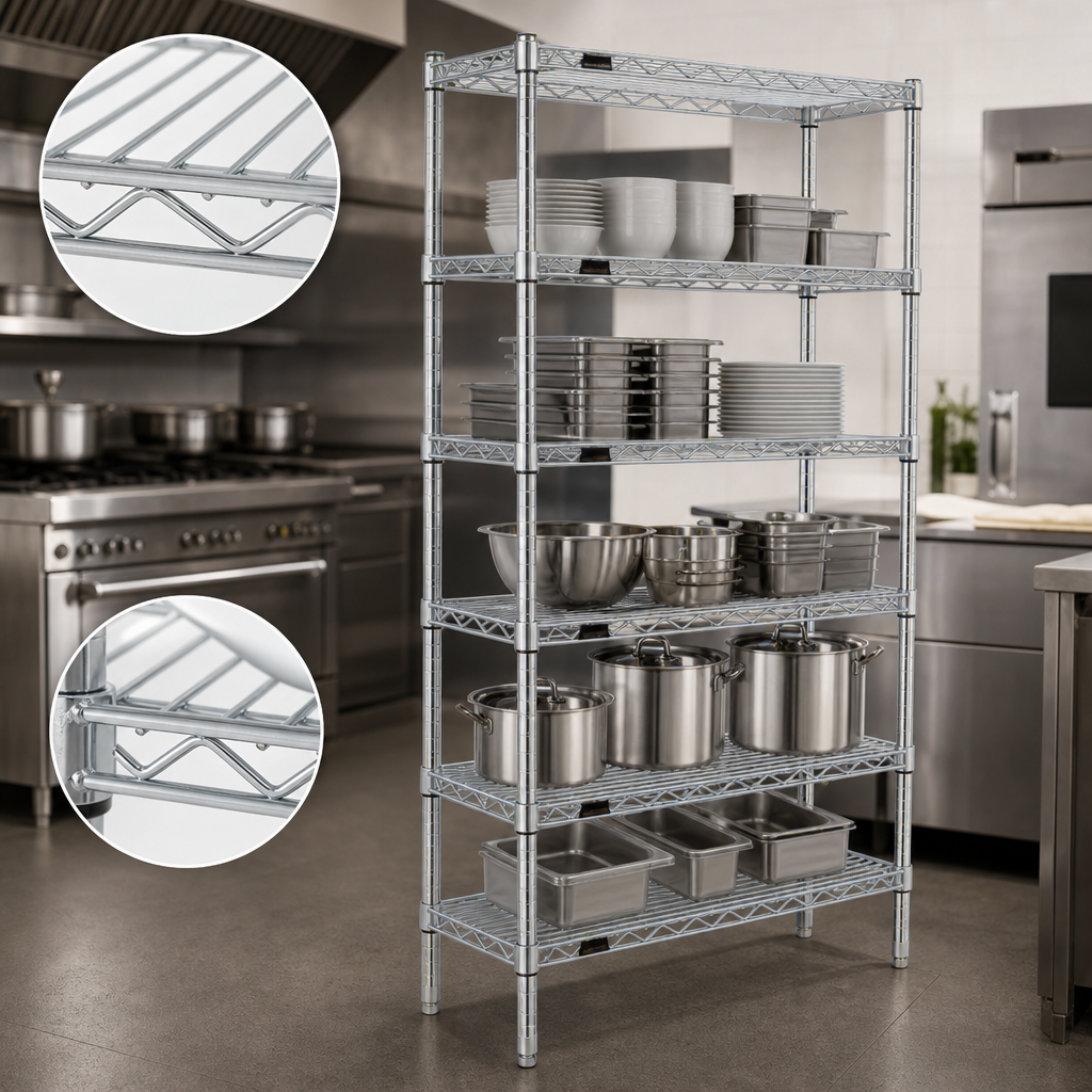 Patented QuadTruss® Shelf Design