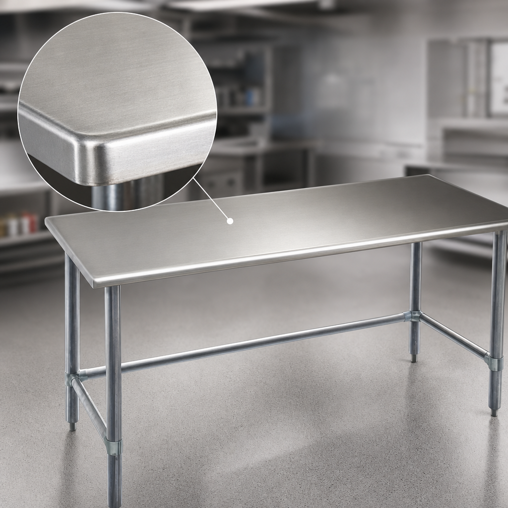 Heavy-Duty Stainless Steel Top