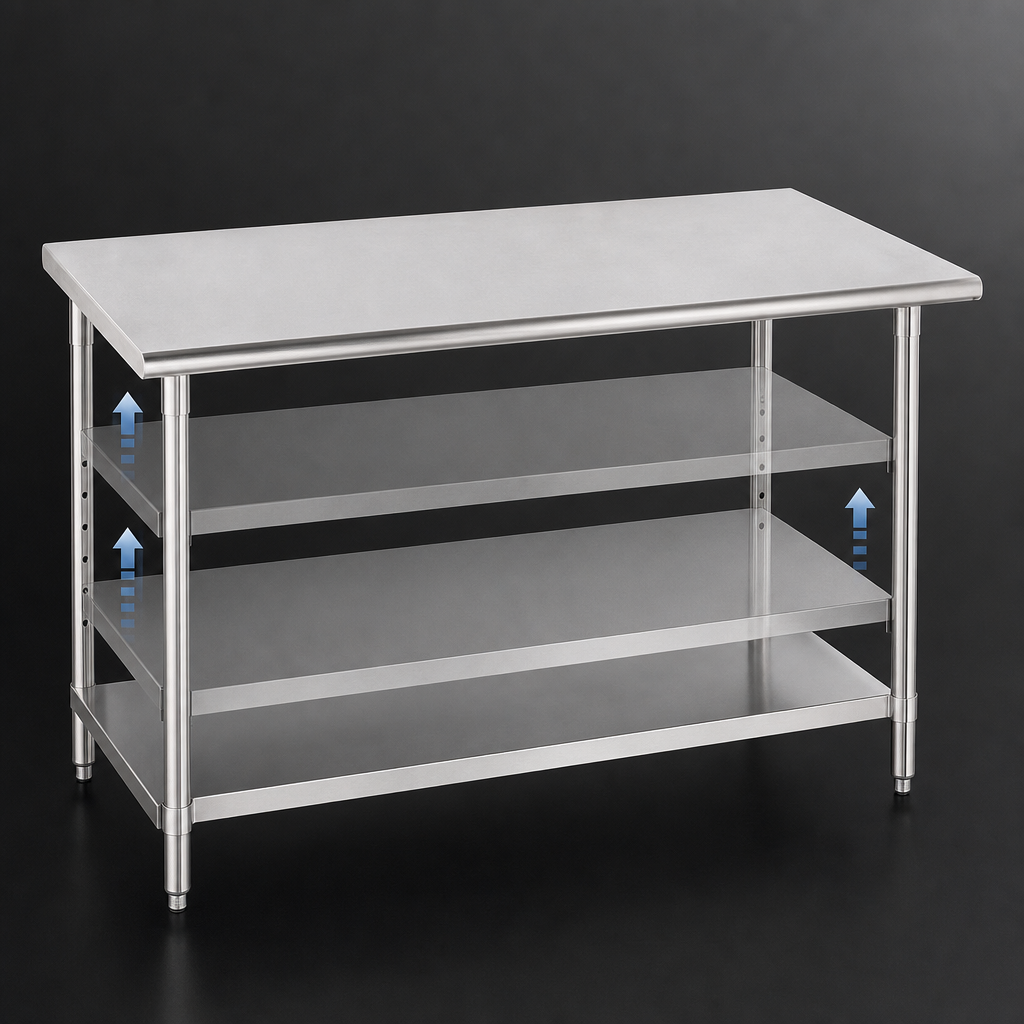 Adjustable Stainless Steel Undershelf