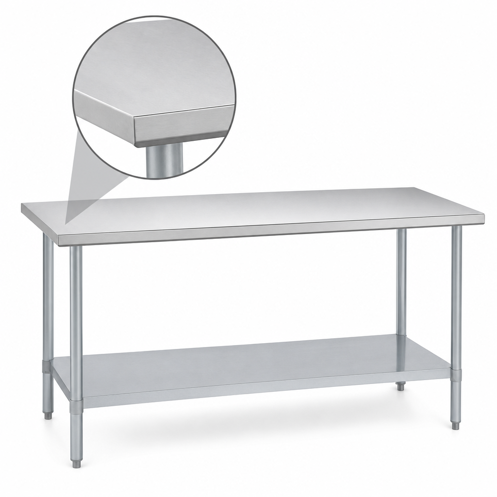 16-Gauge Stainless Steel Top