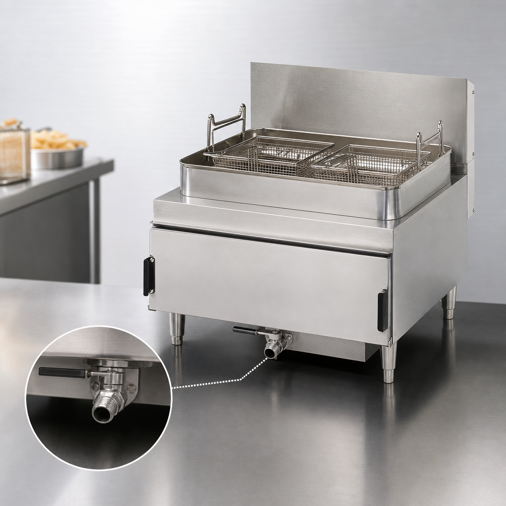 30-Lb. Nickel-Plated Steel Frypot