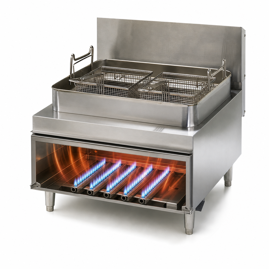 Underfired High-Power Burners