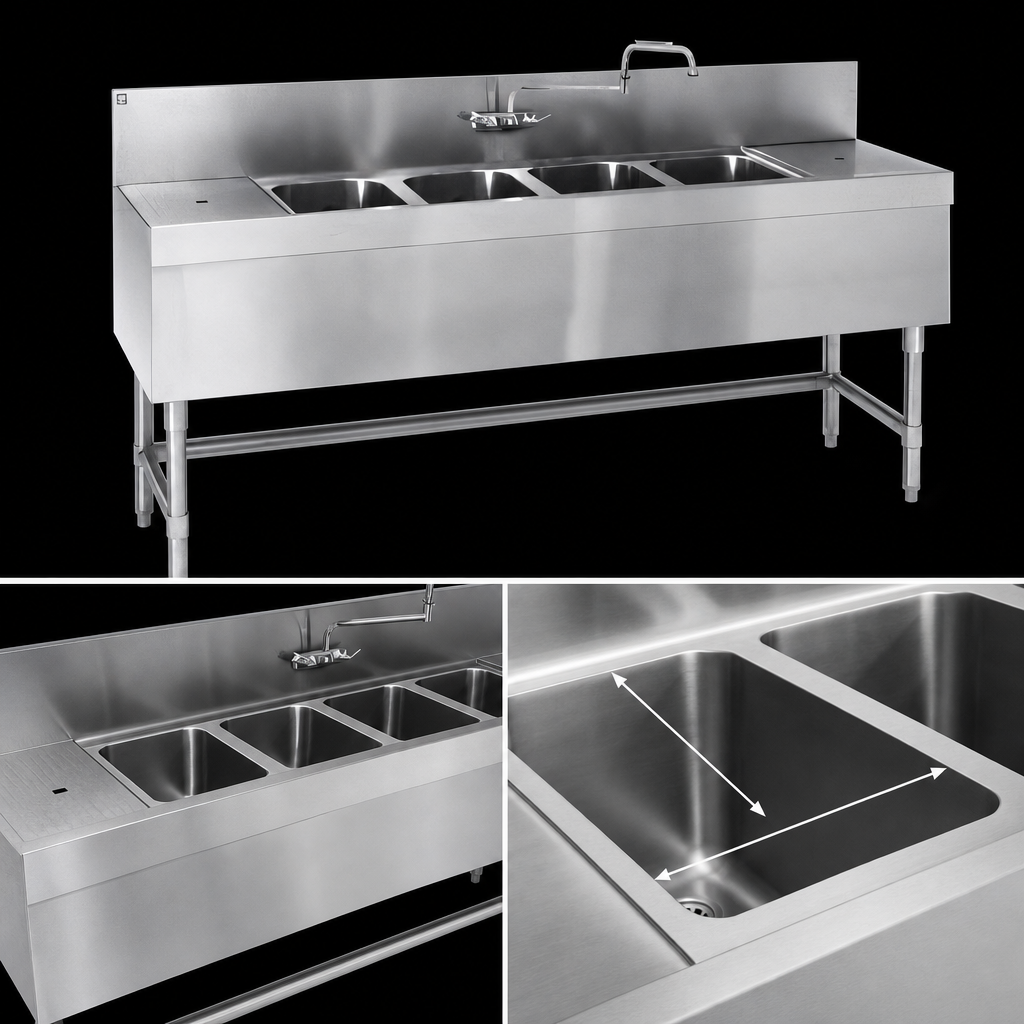 Four Compartment Sink Design