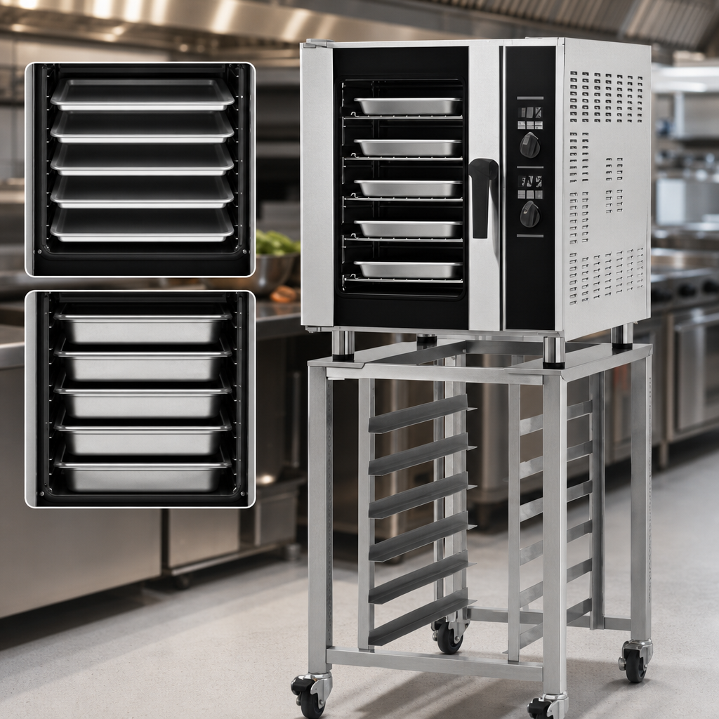 Five Half-Size Sheet Pan Capacity