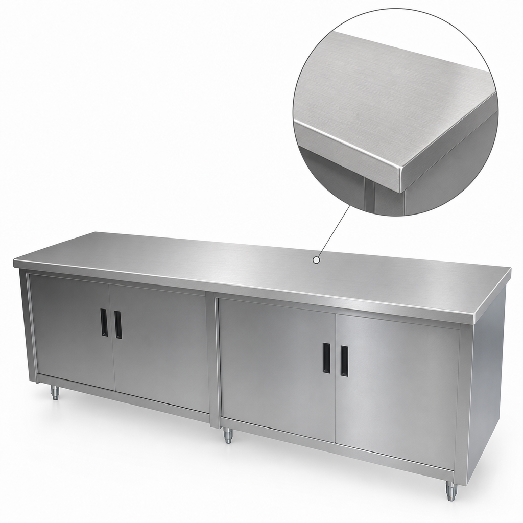 16 Gauge 304 Stainless Steel Top