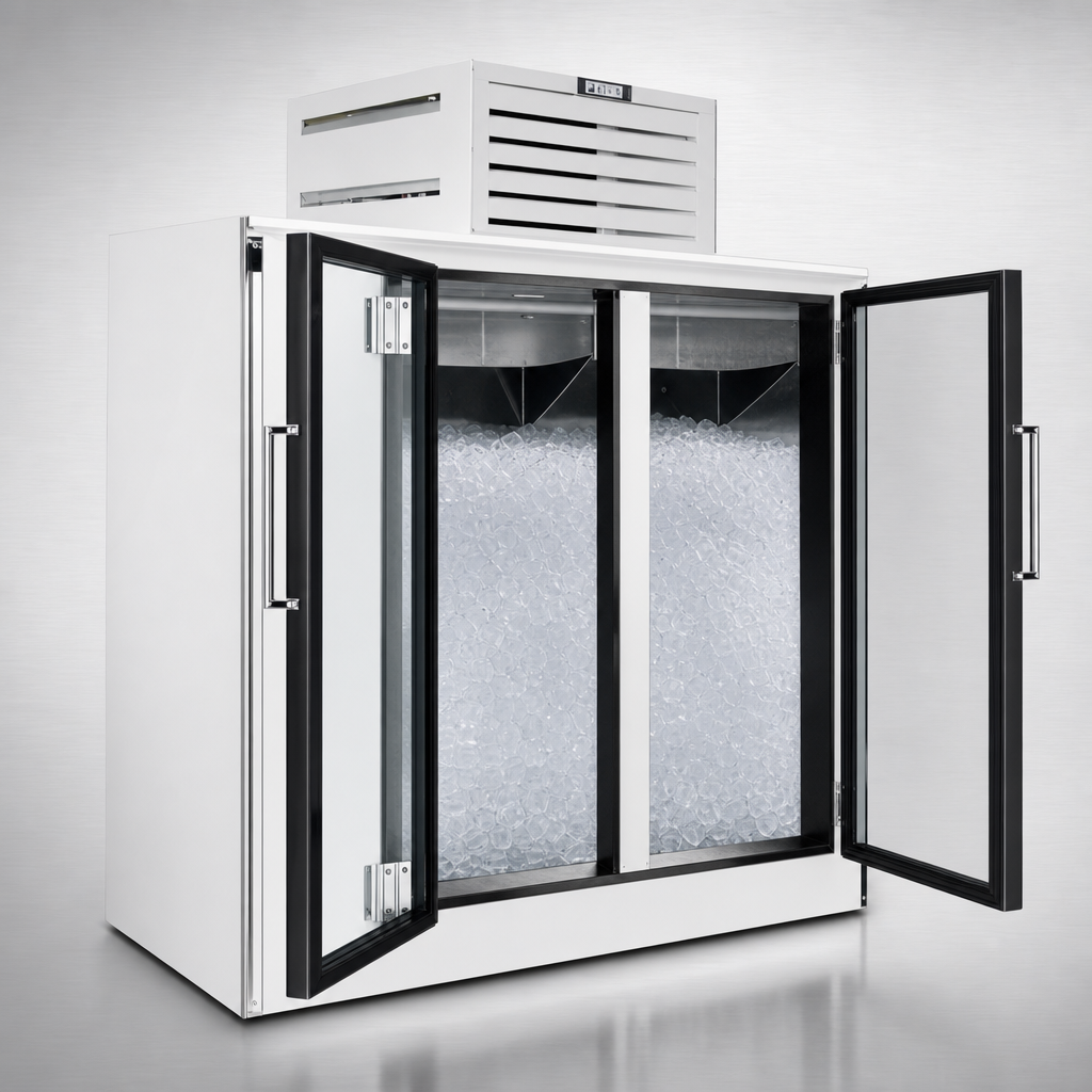 Two Glass Hinged Doors