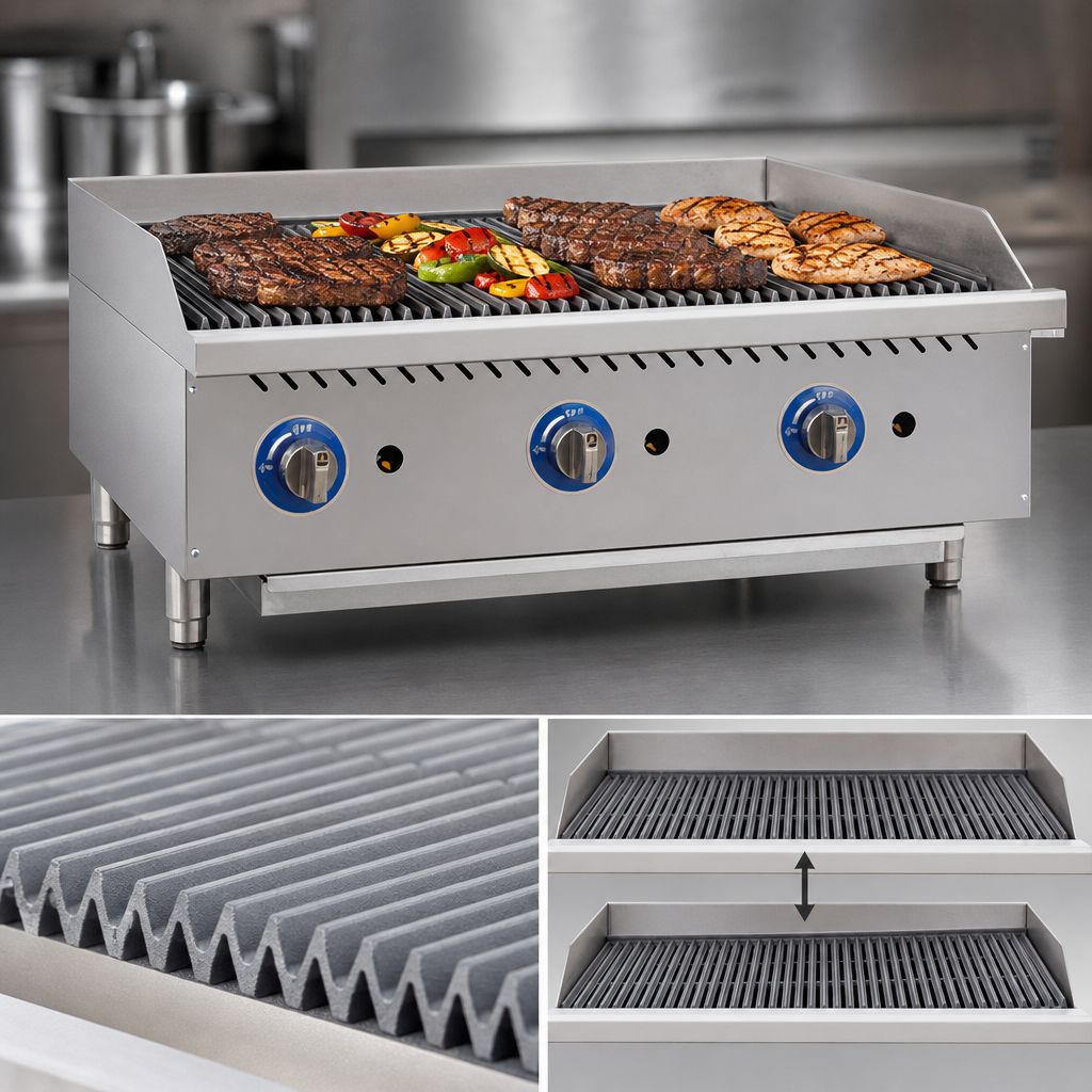 Reversible Cast-Iron Grates