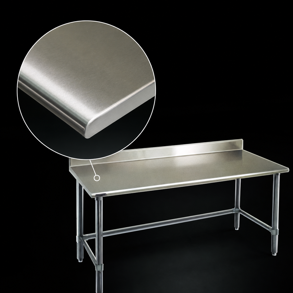14-Gauge Stainless Steel Top