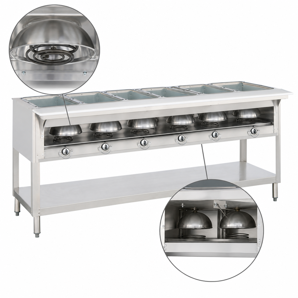 Exposed Heating Elements