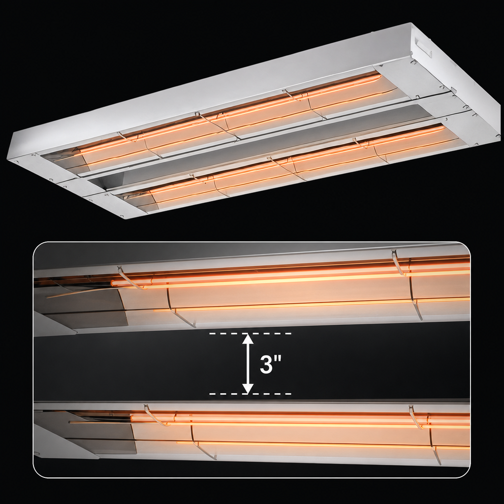 Double Heater Rod Housing