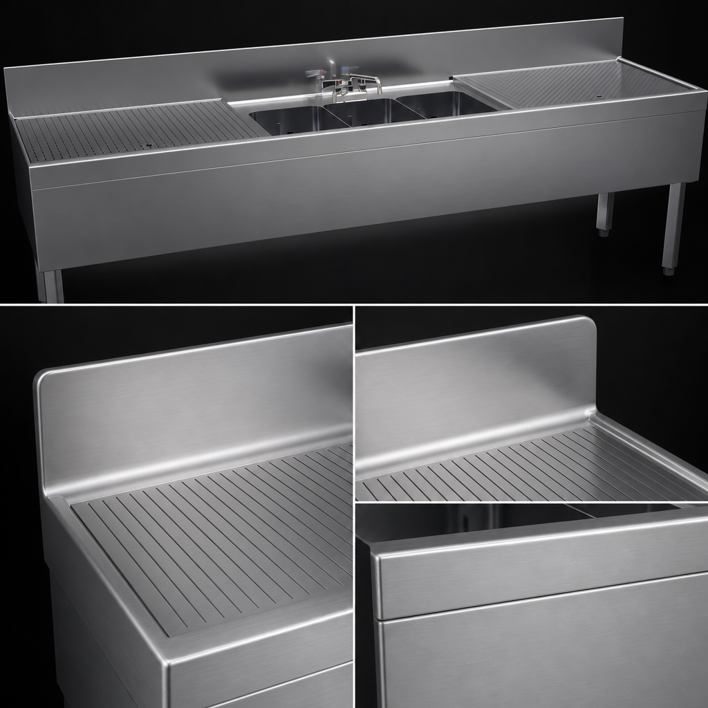 One-Piece Seamless Stainless Steel Top