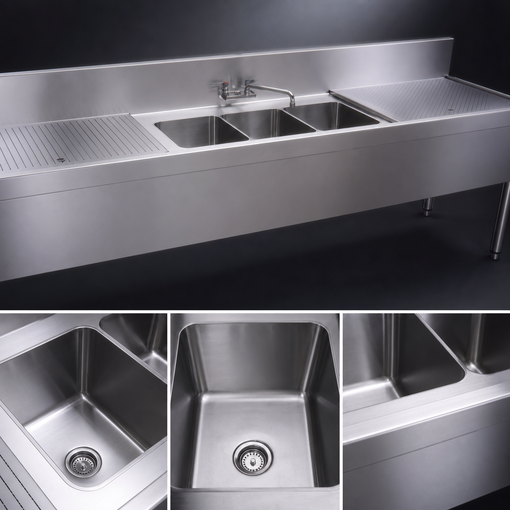 Fabricated Stainless Steel Sink Bowls