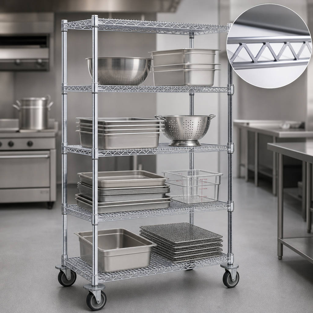 Patented QuadTruss® Shelves