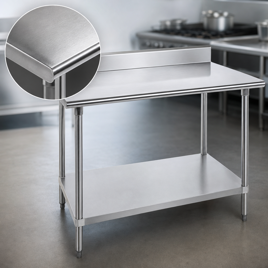 Heavy-Duty Stainless Steel Top
