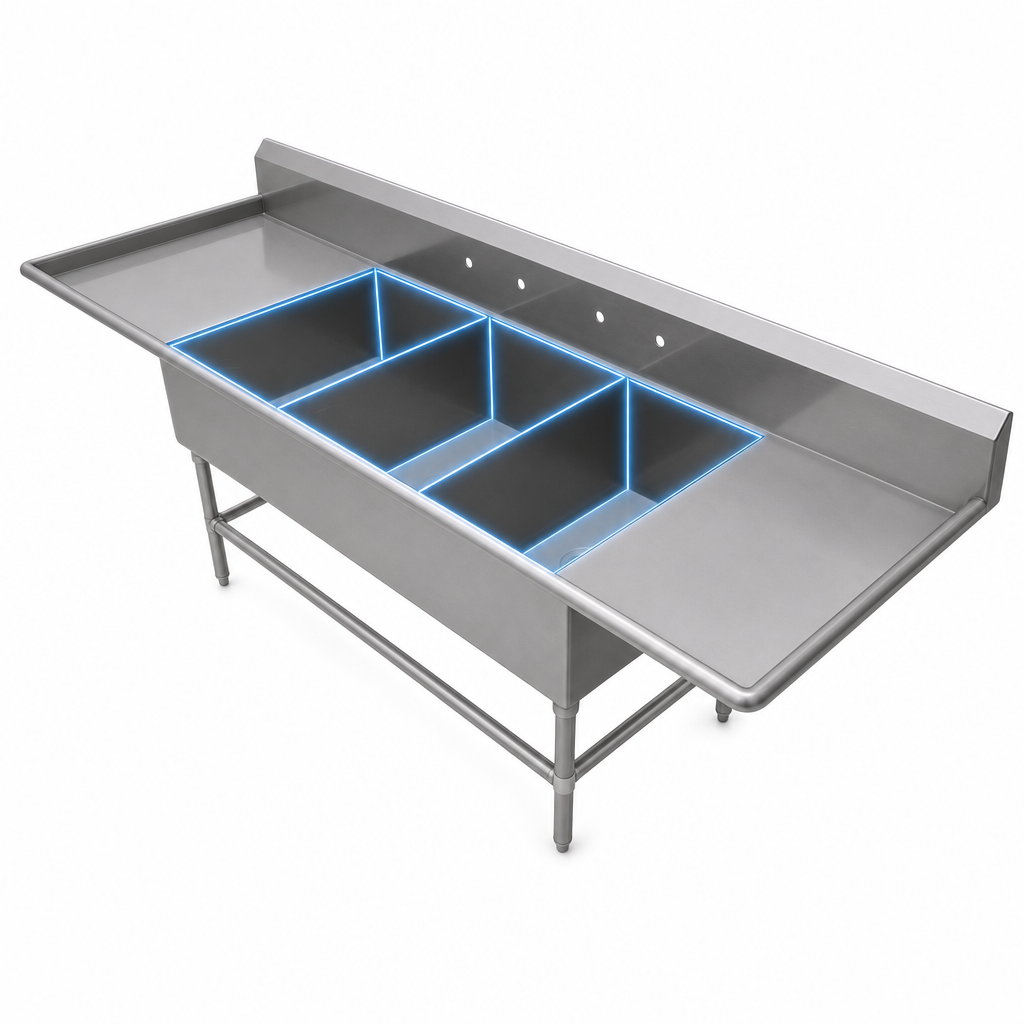 Three Large Compartments