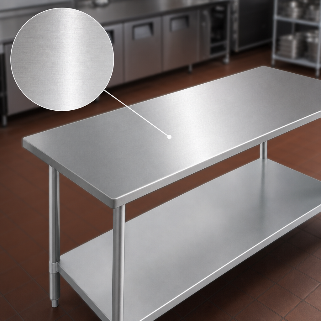 18-Gauge Stainless Steel Top