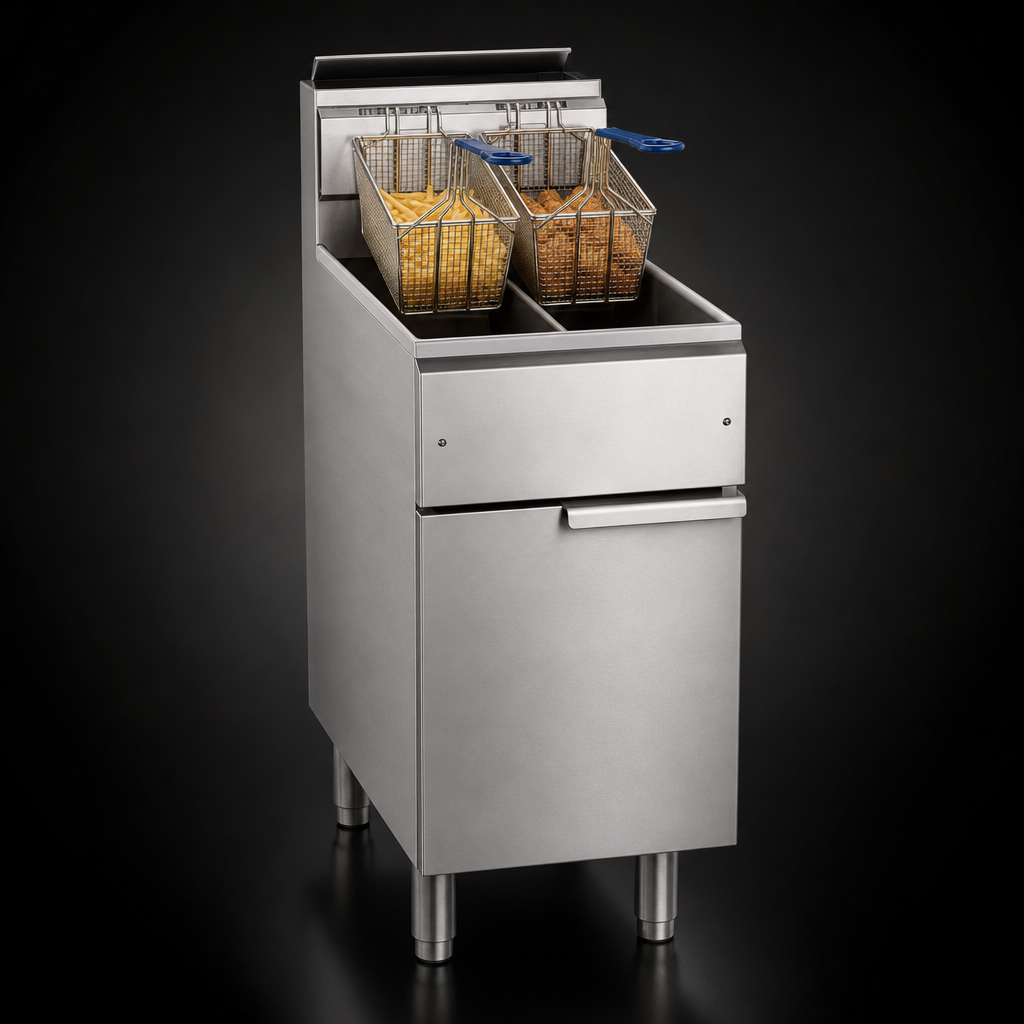 Dual Half-Size Fry Pots