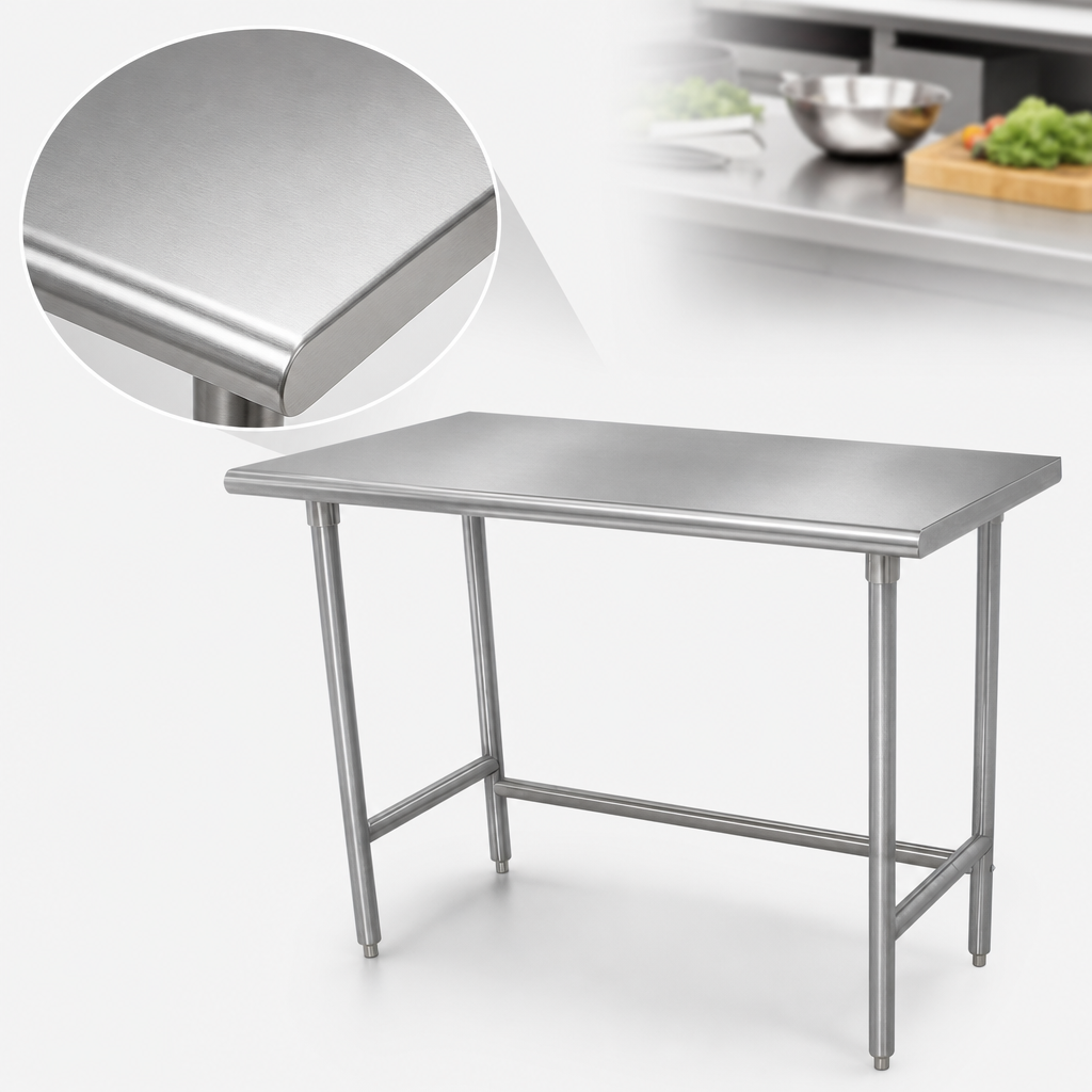 16-Gauge 304 Stainless Steel Top