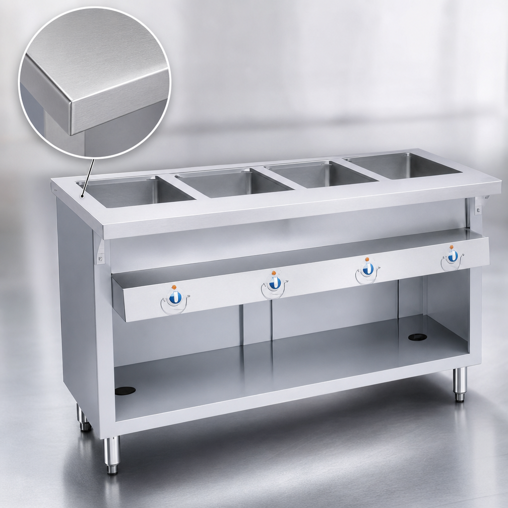 Heavy-Duty Stainless Steel Top