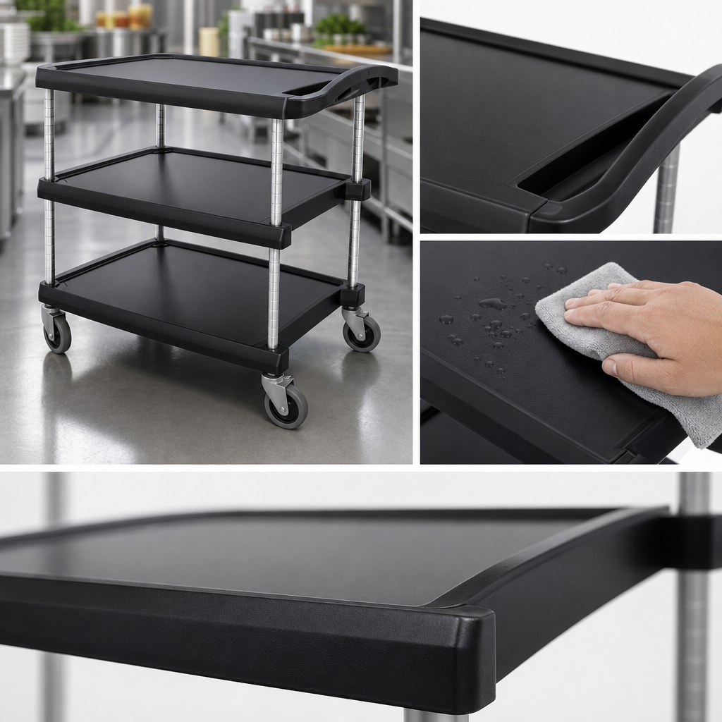Injection-Molded Polyethylene Shelves