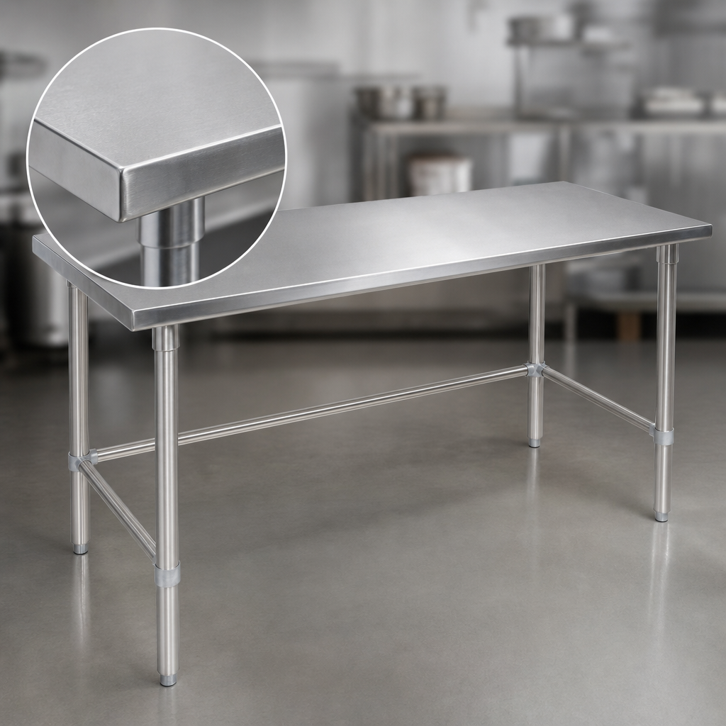 16-Gauge Stainless Steel Top