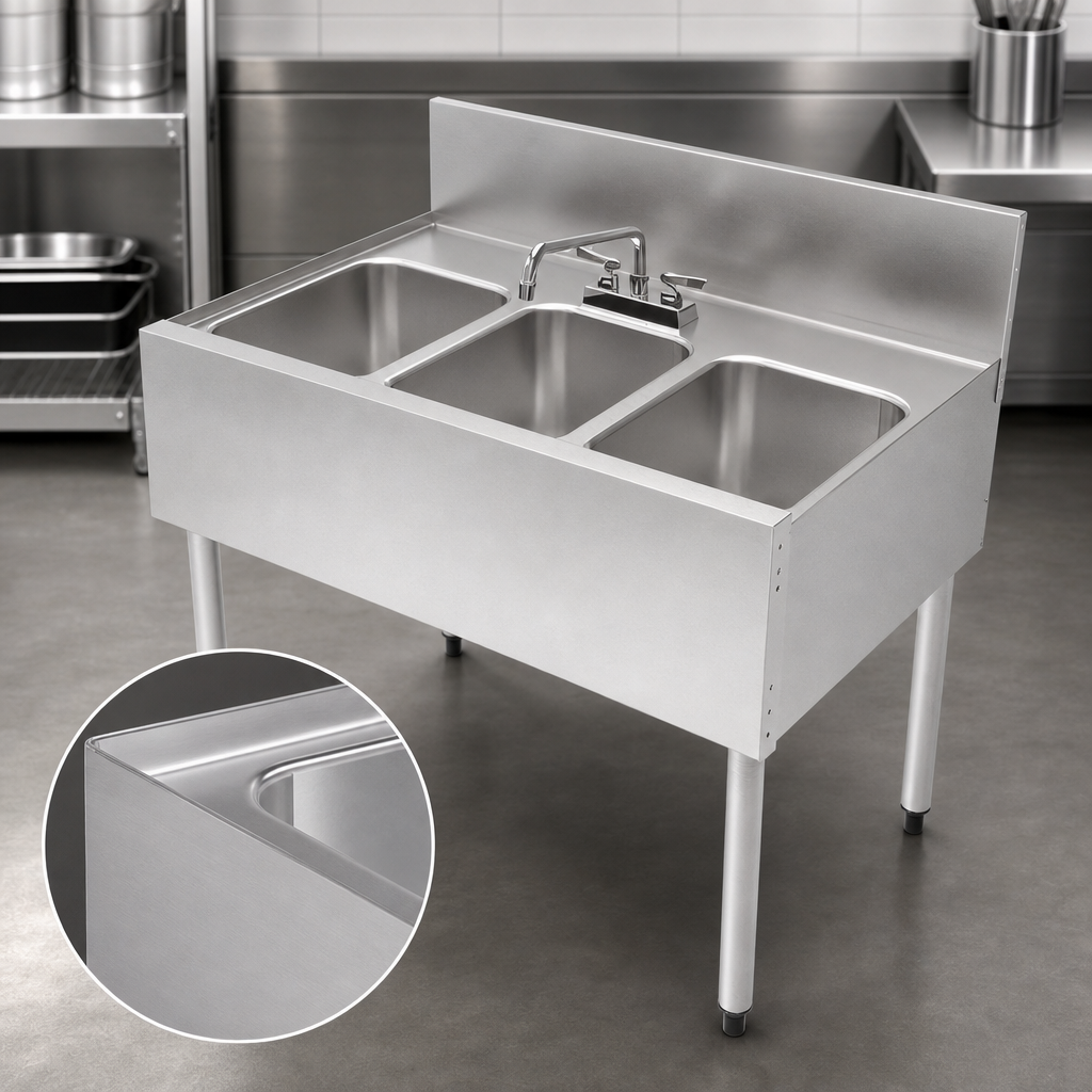 18-Gauge Stainless Steel Compartments