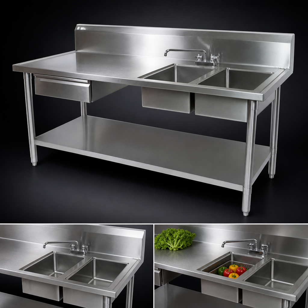 Dual Right-End Sink Layout