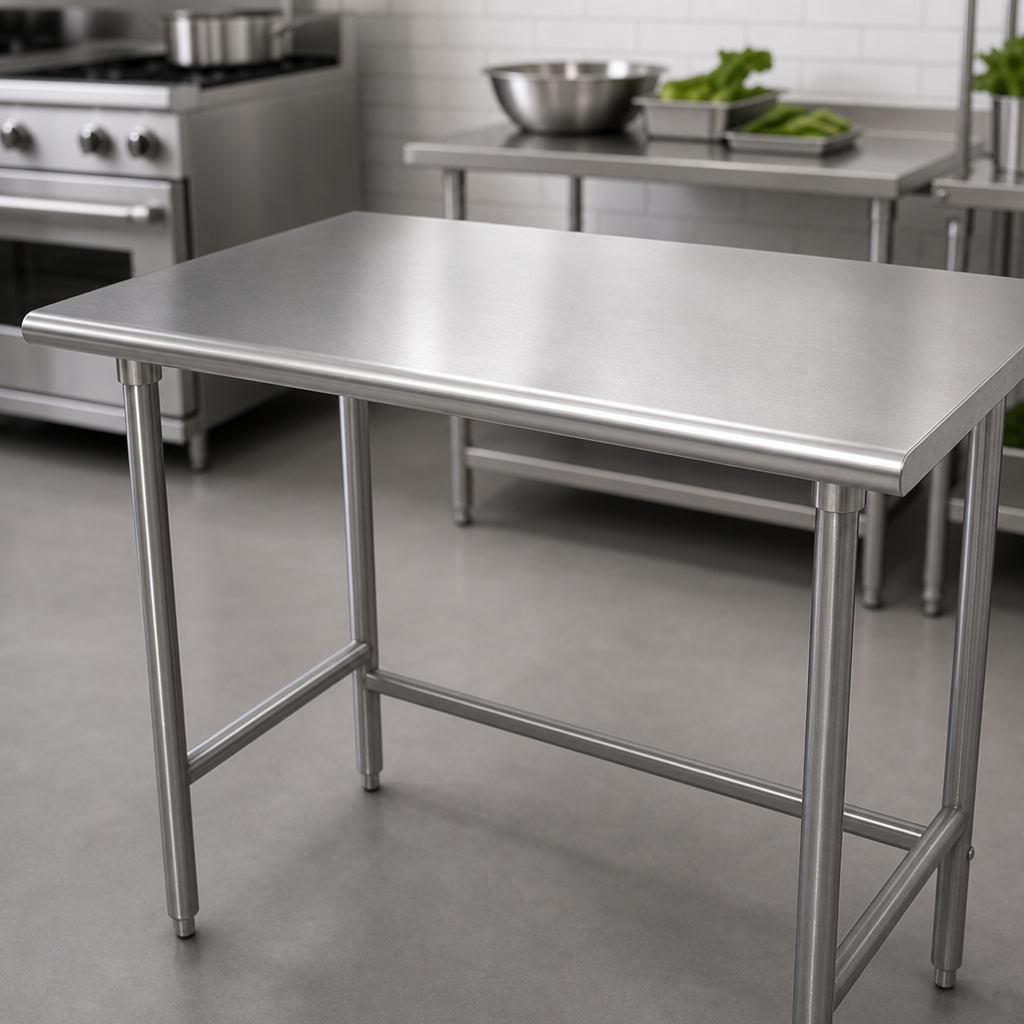 16-Gauge 304 Stainless Steel Top