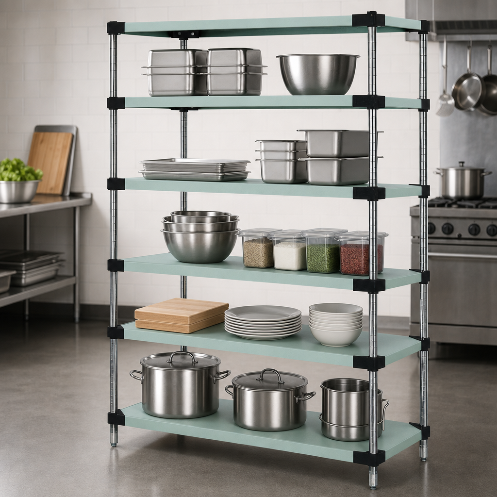 Five Solid Shelves