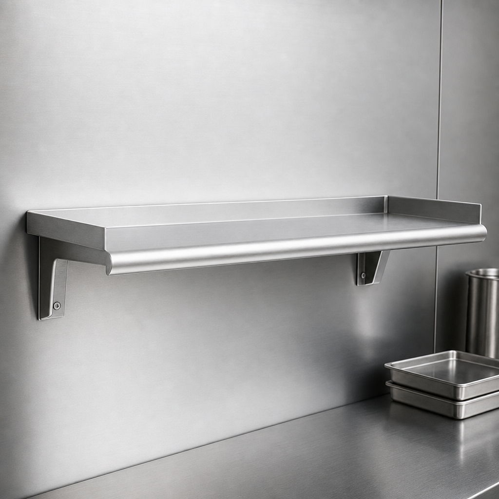 14-Gauge 304 Stainless Steel Construction