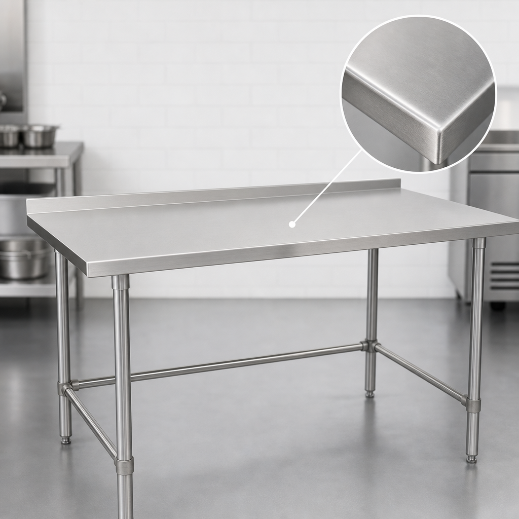 16-Gauge Type 300 Stainless Steel Top